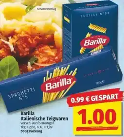 NP Discount Barilla Italienische Teigwaren Angebot