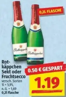 NP Discount Rotkäppchen Sekt oder Fruchtsecco Angebot