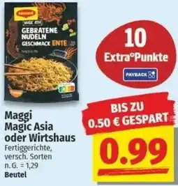 NP Discount Maggi Magic Asia oder Wirtshaus Angebot