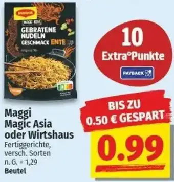 NP Discount Maggi Magic Asia oder Wirtshaus Angebot