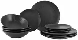 Mömax Tafelservice Black 12-tlg Angebot