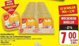 NP Discount GUT&GÜNSTIG Hello my cat Schlemmerhappen Angebot
