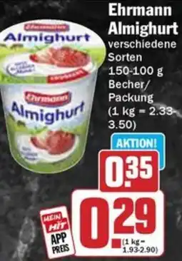 Hit Ehrmann Almighurt Angebot