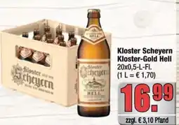 Profi Getränke Kloster Scheyern Kloster-Gold Hell Angebot