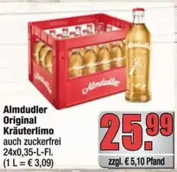 Profi Getränke Almdudler Original Kräuterlimo Angebot