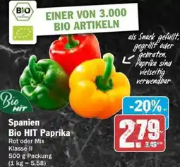 Hit Spanien Bio HIT Paprika Angebot