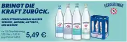 Profi Getränke GEROLSTEINER MINERALWASSER Angebot