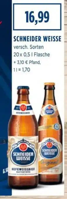 Profi Getränke SCHNEIDER WEISSE Angebot