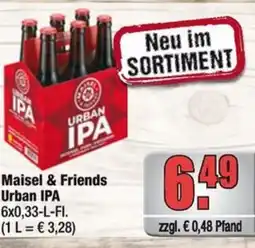 Profi Getränke Maisel & Friends Urban IPA Angebot