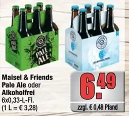 Profi Getränke Maisel & Friends Pale Ale oder Alkoholfrei Angebot