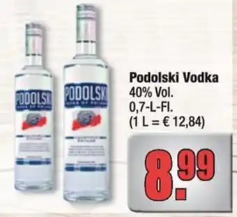 Profi Getränke Podolski Vodka Angebot