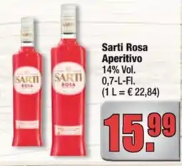 Profi Getränke Sarti Rosa Aperitivo 14% Vol. Angebot