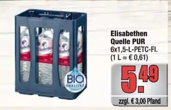 Profi Getränke Elisabethen Quelle PUR Angebot