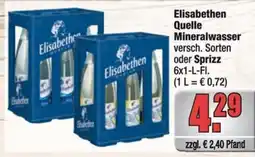 Profi Getränke Elisabethen Quelle Mineralwasser Angebot