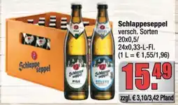 Profi Getränke Schlappeseppel Angebot