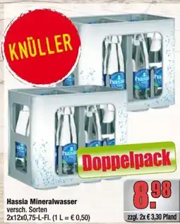 Profi Getränke Hassia Mineralwasser Angebot