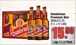 Profi Getränke Gambrinus Premium Bier Angebot