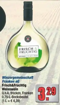 Profi Getränke Winzergemeinschaft Franken eG Frisch&Fruchtig Weisswein Angebot
