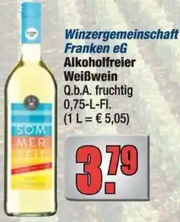 Profi Getränke Winzergemeinschaft Franken eG Alkoholfreier Weißwein Angebot