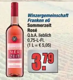 Profi Getränke Winzergemeinschaft Franken eG Sommerzeit Rosé Angebot