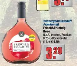 Profi Getränke Winzergemeinschaft Franken eG Frisch&Fruchtig Rosé Angebot