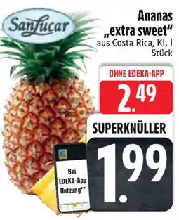 Edeka Ananas „extra sweet" Angebot