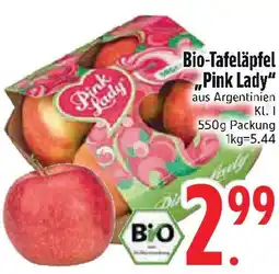Edeka Bio-Tafeläpfel ,,Pink Lady" Angebot