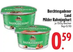 Edeka Berchtesgadener Land Milder Rahmjoghurt Angebot