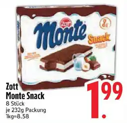 Edeka Zott Monte Snack Angebot