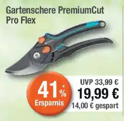 Edeka GARDENA Gartenschere PremiumCut Pro Flex Angebot