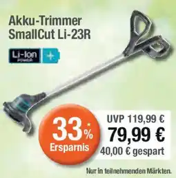 Edeka GARDENA Akku-Trimmer SmallCut Li-23R Angebot