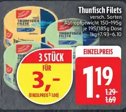 Edeka Thunfisch Filets Angebot