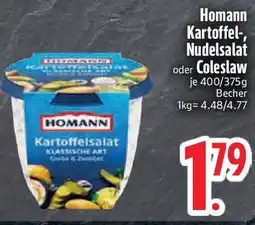 Edeka Homann Kartoffel-, Nudelsalat oder Coleslaw Angebot