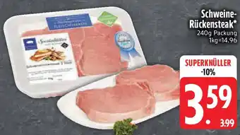 Edeka Schweine- Rückensteak Angebot