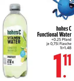 Edeka hohes C Functional Water Angebot