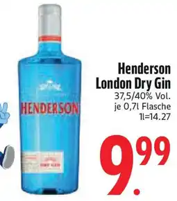 Edeka Henderson London Dry Gin Angebot