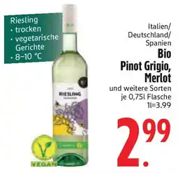 Edeka Bio Pinot Grigio, Merlot Angebot
