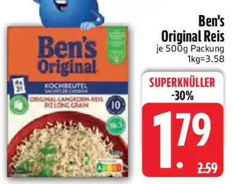 Edeka Ben's Original Reis Angebot