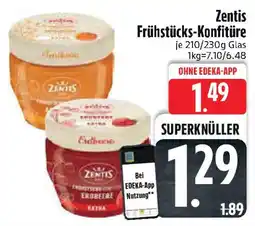 Edeka Zentis Frühstücks-Konfitüre Angebot