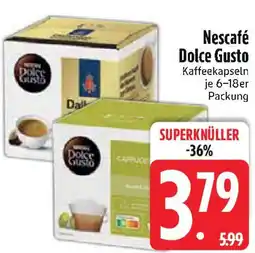 Edeka Nescafé Dolce Gusto Kaffeekapseln Angebot