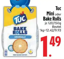 Edeka LU Tuc Mini oder Bake Rolls Angebot
