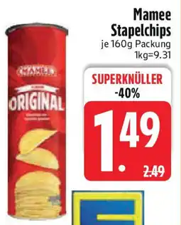 Edeka Mamee Stapelchips Angebot