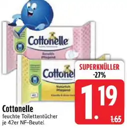 Edeka Cottonelle feuchte Toilettentücher Angebot