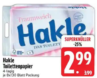 Edeka Hakle Toilettenpapier Angebot