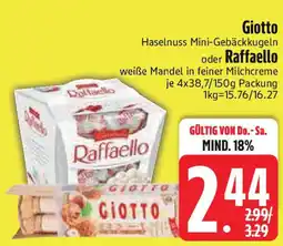 Edeka Giotto oder Raffaello Angebot