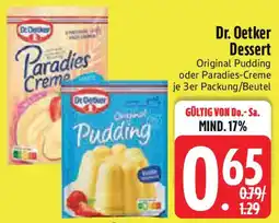 Edeka Dr. Oetker Dessert Angebot