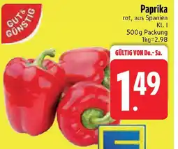 Edeka Paprika Angebot