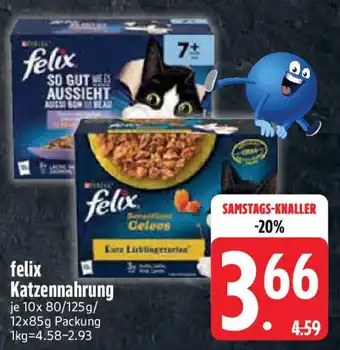 Edeka felix Katzennahrung Angebot