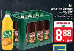 Edeka deit zuckerfreie Limonade oder Cola-Mix Angebot
