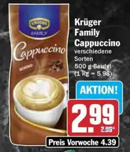 Hit Krüger Family Cappuccino Angebot